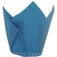 200 Blue Muffin Wrappers - Tulip Cups