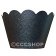 Shimmer Black Cupcake Wrappers