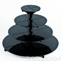 Black Acrylic Cupcake Stand