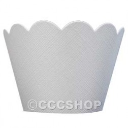 Shimmer Snow White Cupcake Wrappers