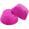 500 Hot Pink Foil Muffin Cupcake Cases - Bulk