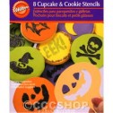 Halloween Cake and Cookie Stencils