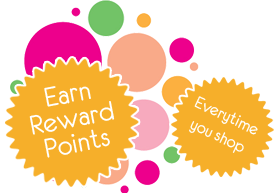 Reward points at Cakes Cookies and Crafts Shop